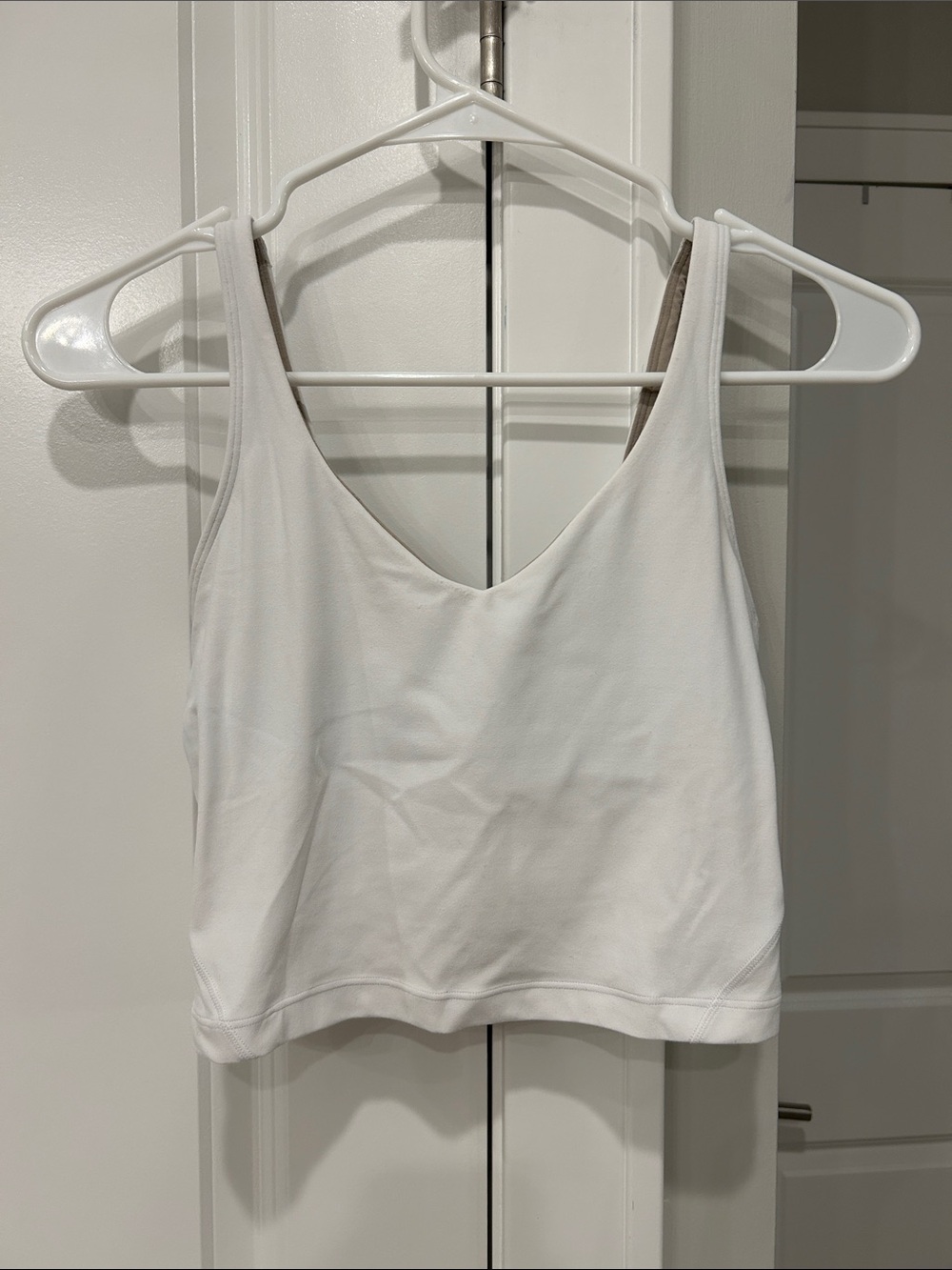 lululemon athletica White Crop Tank